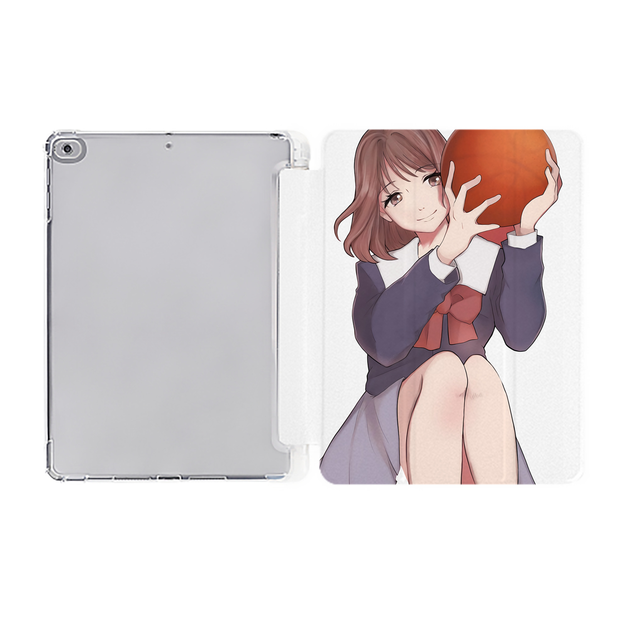 （画像用） SLAM DUNK／スラムダンク IPad ケース ペン収納付き 三つ折りスタンド PUレザー×シリコン 対応機種9.5/10.5/10.9インチ